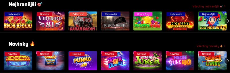 Nejlepší hry v 69games casino